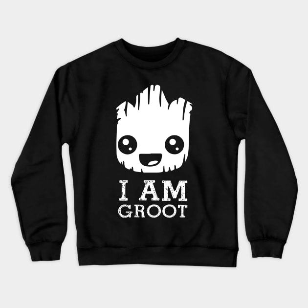 Guardians Of The Galaxy Cute Anime Baby Groot Crewneck Sweatshirt by Rebus28